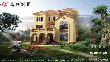 鄉(xiāng)村三層豪華大氣西班牙風格自建別墅