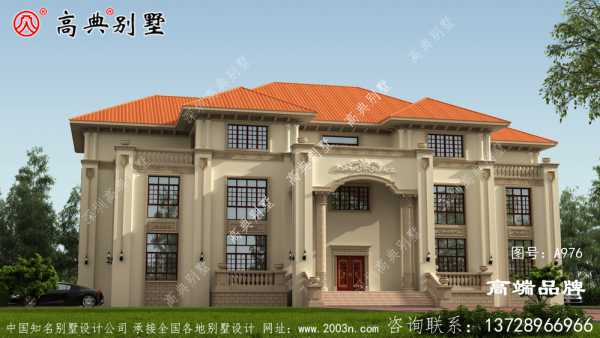 豪華兩層別墅滿足農村生活居住需求