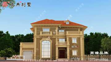 二層半鄉(xiāng)村歐式自建房屋別墅