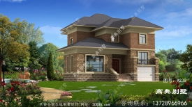 兩層農村自建小別墅設計圖