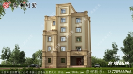 超豪華復(fù)式歐式六層別墅設(shè)計圖紙，蓋完父母跟著也有面子