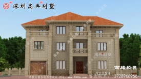 鄉(xiāng)村二層半別墅設(shè)計(jì)圖，建造這樣的別墅，村民們都贊不絕口。