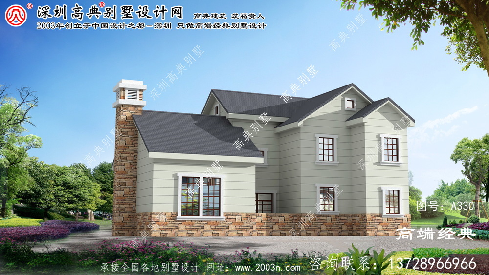 衢江區農村二層樓房設計圖紙大全