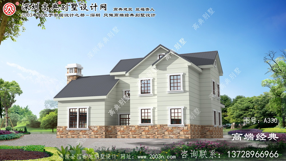 衢江區農村二層樓房設計圖紙大全