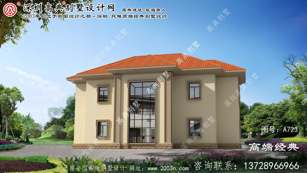 上虞市小別墅房子設計圖