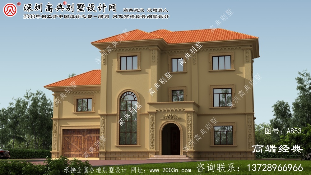 平和縣自建鄉村復式別墅設計效果圖
