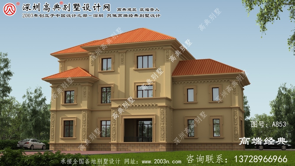 平和縣自建鄉村復式別墅設計效果圖