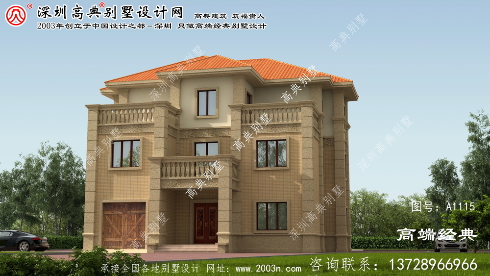 鄒城市農(nóng)村設(shè)計(jì)別墅圖	