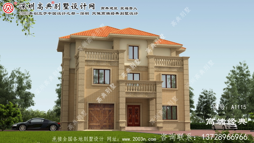 鄒城市農(nóng)村設(shè)計(jì)別墅圖	