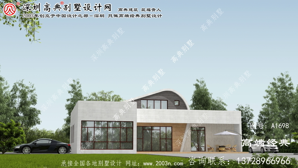 陽城縣農(nóng)村自蓋兩層現(xiàn)代別墅