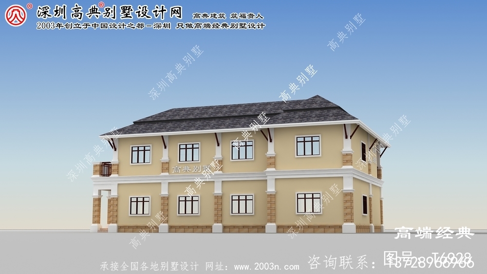 通遼市農(nóng)村二層小別墅設(shè)計(jì)圖