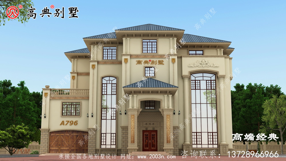 大戶型豪華歐式別墅設計圖 大戶型豪華歐式別墅設計圖