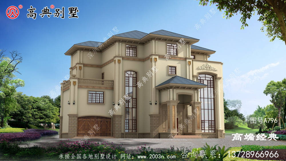 大戶型豪華歐式別墅設計圖