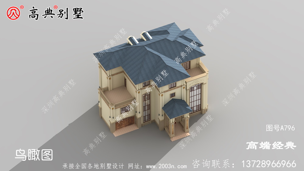 大戶型豪華歐式別墅設計圖