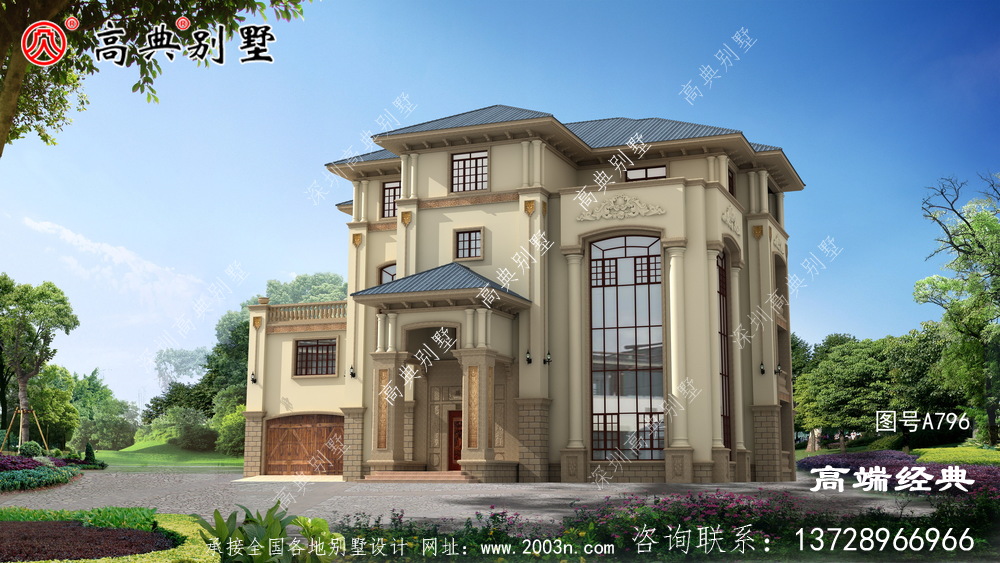 大戶型豪華歐式別墅設計圖