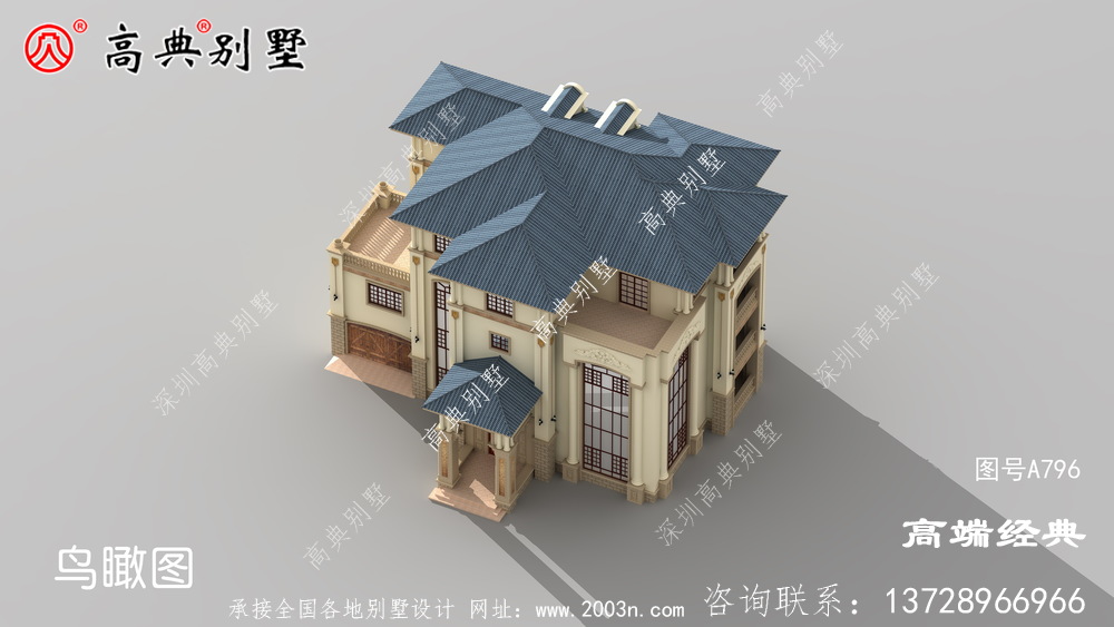 大戶型豪華歐式別墅設計圖