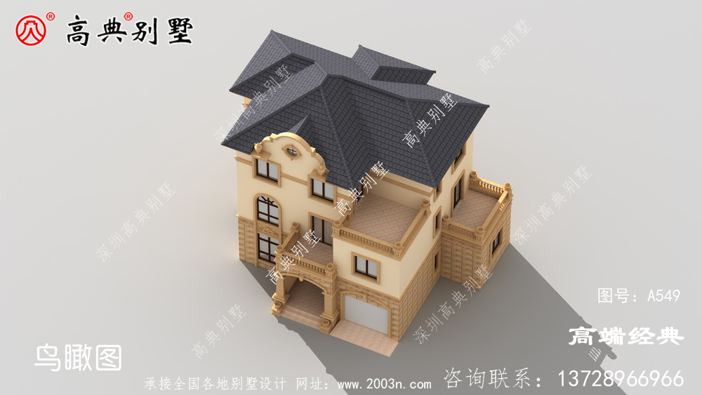 這樣的簡歐三層別墅怎能不受建房者的喜愛呢?