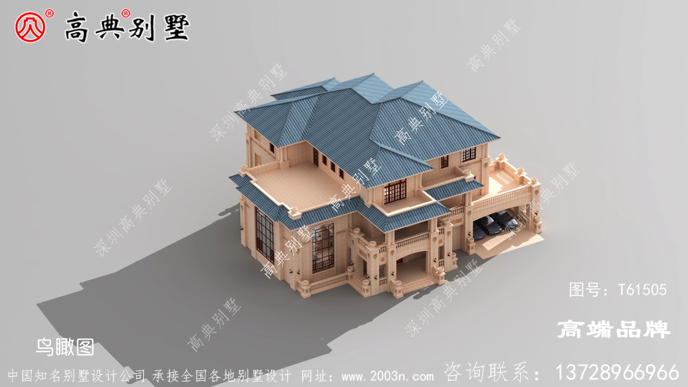 農村房屋別墅，豪華歐式石材	