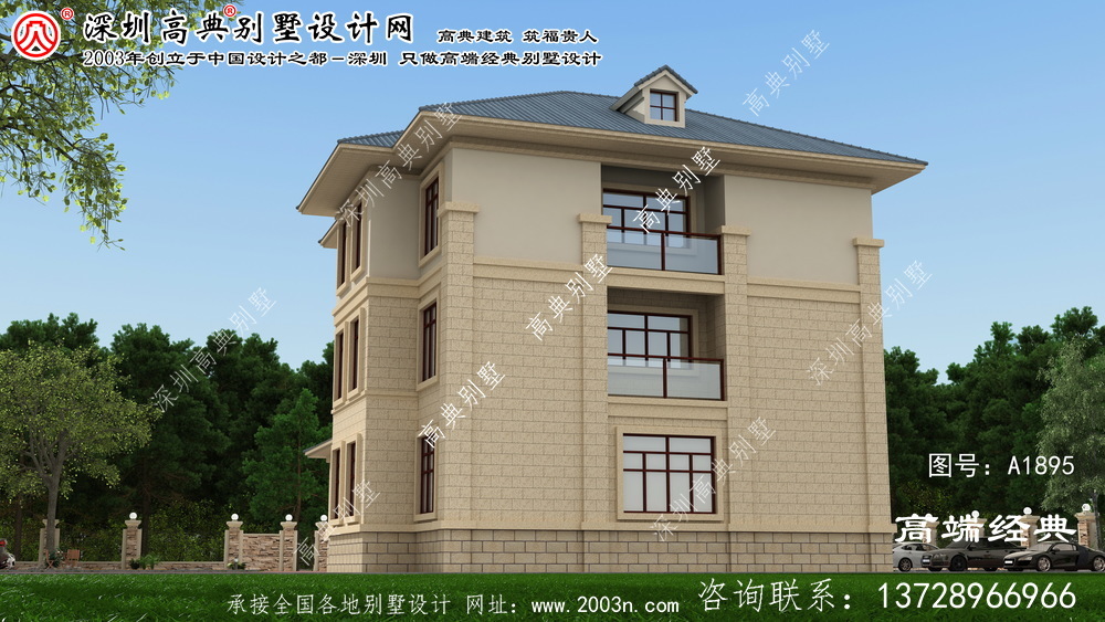 冠縣三層歐式別墅設計方案合理、實用的室內布局。