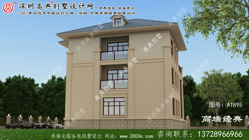冠縣三層歐式別墅設計方案合理、實用的室內布局。