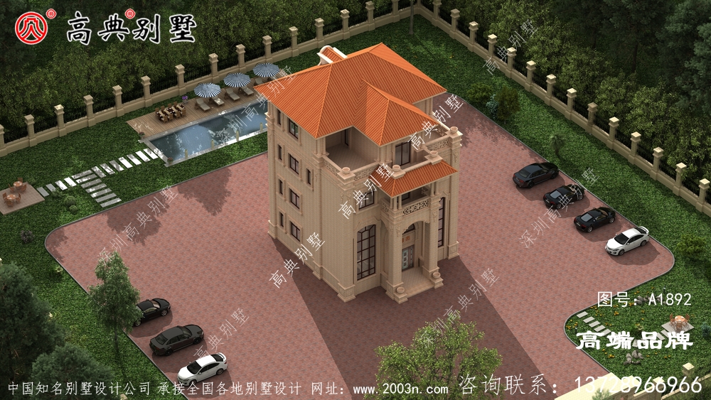 農村自建房四層設計圖布局合理，能滿足大多數家庭的使用