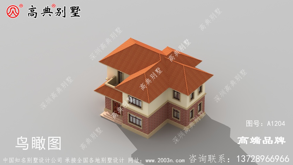 兩層別墅設計圖合理的利用每一寸的空間