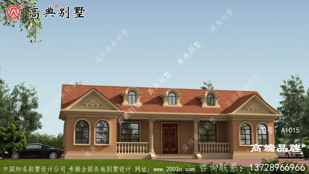 149平聯排別墅外觀設計很漂亮	