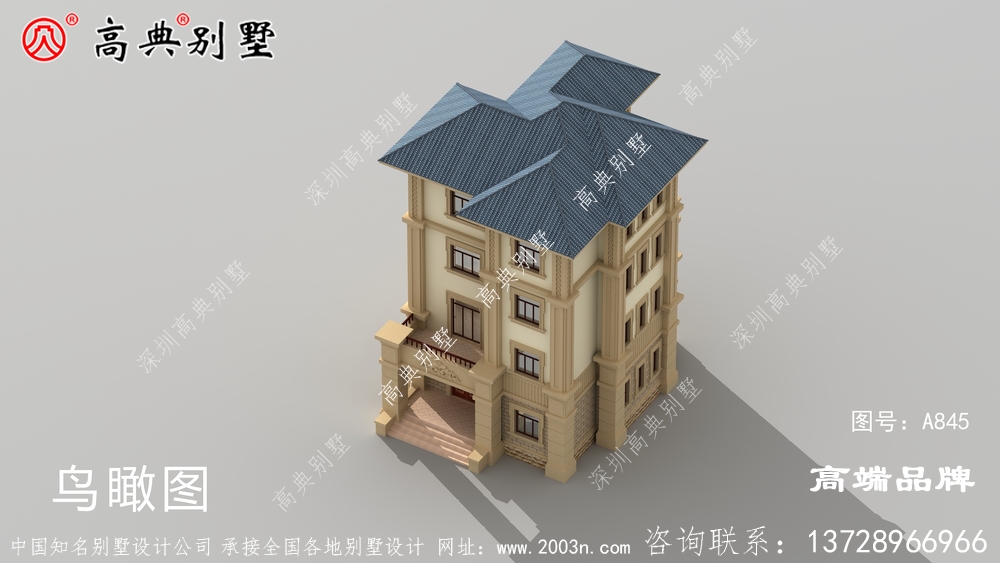  農村四層別墅采光效果視野更好