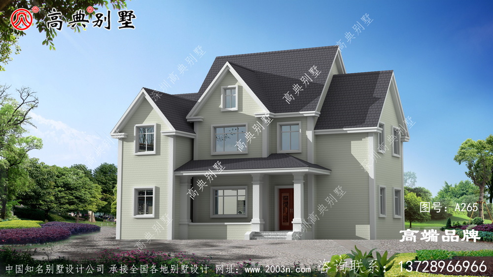 農村普通房設計圖時尚的現代住宅