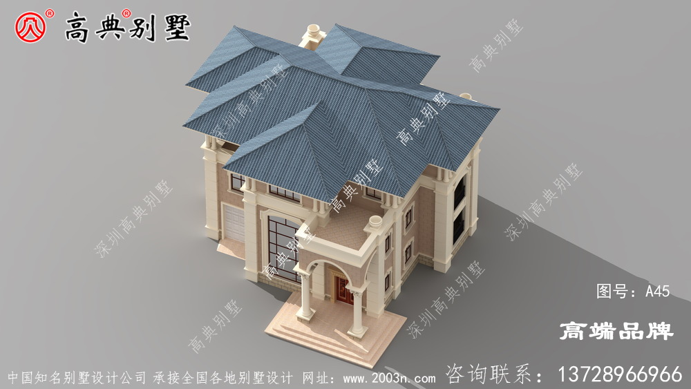 農村建房在線設計配大窗來加強室內通光性。