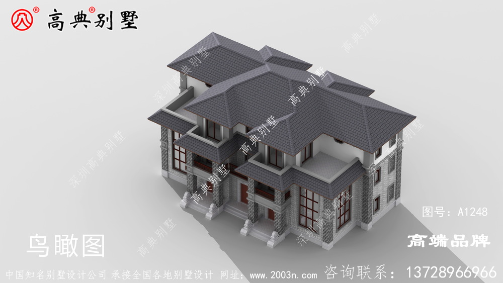 復古別墅外觀效果圖傳統建筑的精髓