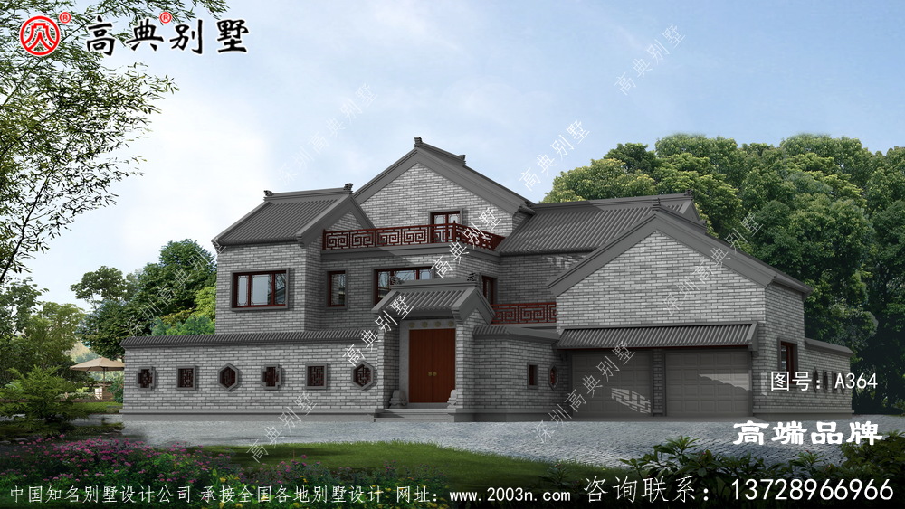 農村256平方房屋設計圖造型和層次感非常好 農村256平方房屋設計圖造型和層次感非常好