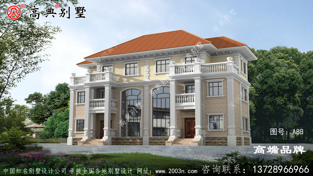 農村三層房子設計驚艷十里八鄉