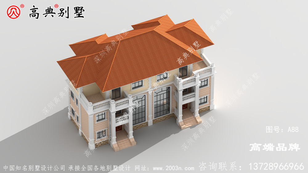 農村三層房子設計驚艷十里八鄉
