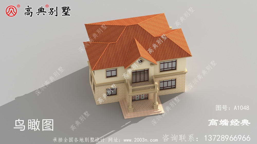 回老家蓋一棟簡歐居所，種菜養花悠然自得
