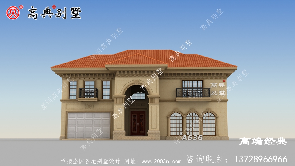 簡歐兩層戶型簡單施工難度系數低, 簡歐兩層戶型簡單施工難度系數低,