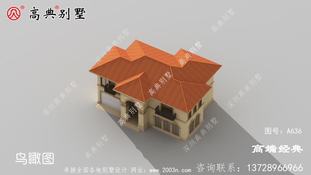 簡歐兩層戶型簡單施工難度系數低,