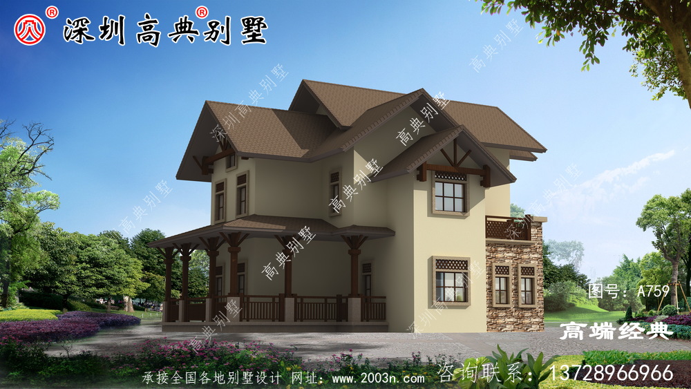 最實用的三層農(nóng)村別墅設計，室內(nèi)非常實用，造價也不高
