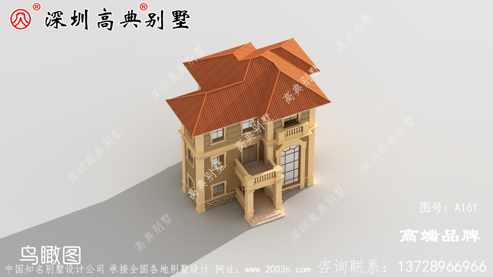農村三層別墅帶陽臺露臺設計,給你不一樣的居住體驗