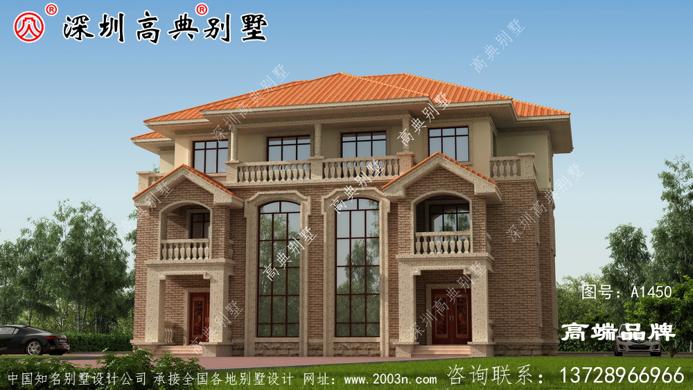 簡約三層自建民房方案圖，鄰居見了紛紛效仿