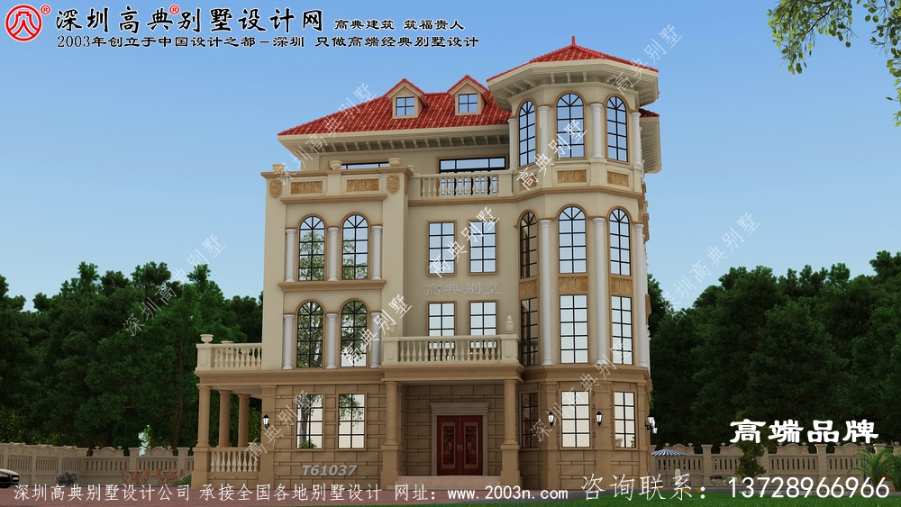 農村別墅設計圖，造型別致，能建上這樣一棟別墅，也是非常有面子了