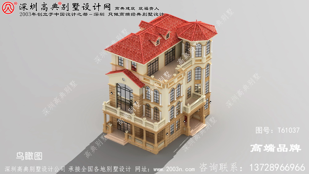 農村別墅設計圖，造型別致，能建上這樣一棟別墅，也是非常有面子了
