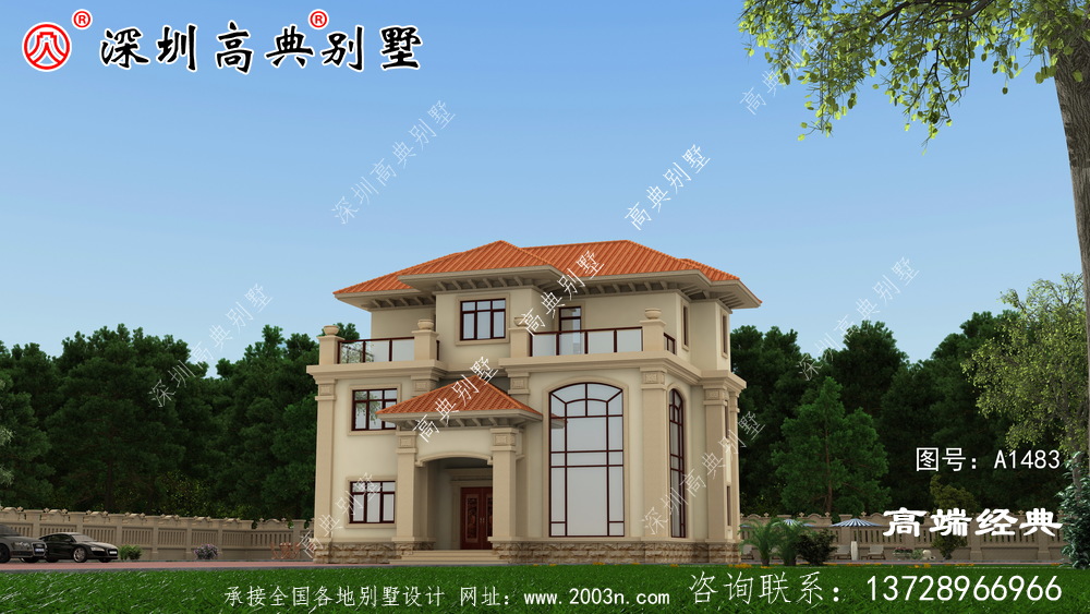 漂亮的三層別墅，建一棟給后代留一筆財富