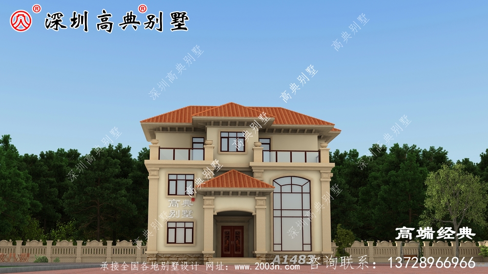 漂亮的三層別墅，建一棟給后代留一筆財富