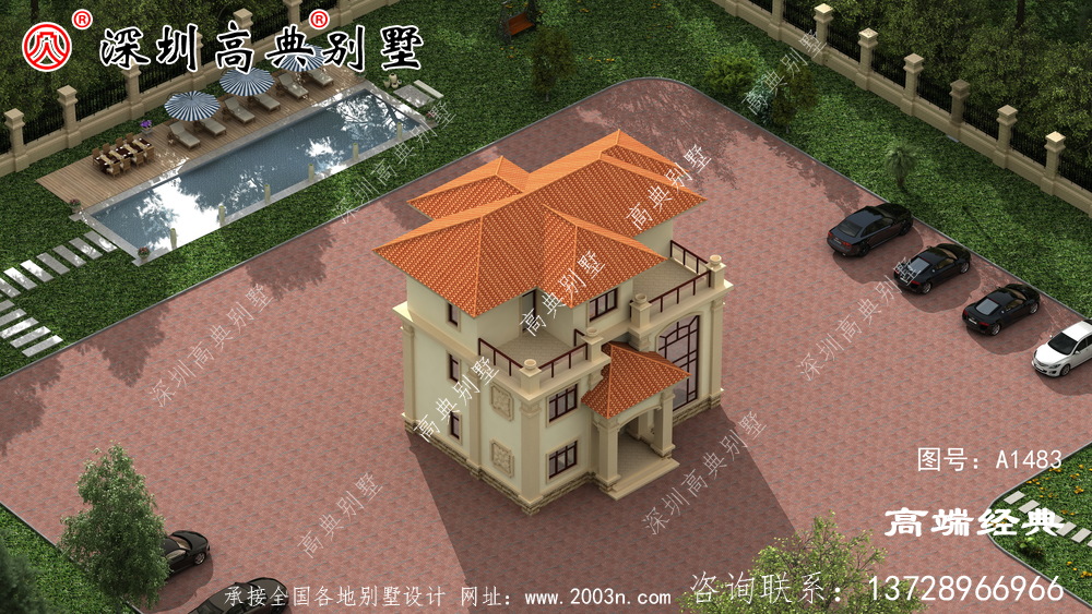 漂亮的三層別墅，建一棟給后代留一筆財富