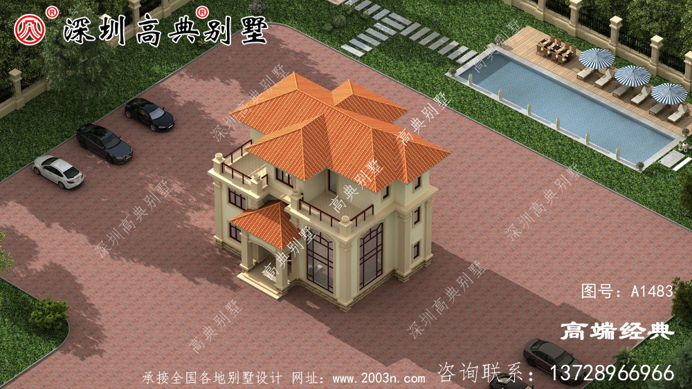 漂亮的三層別墅，建一棟給后代留一筆財富