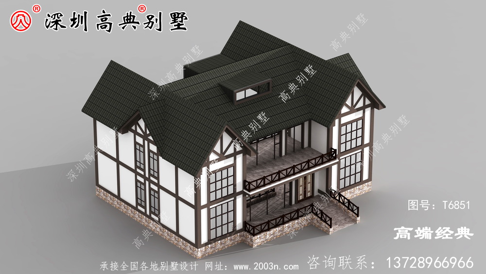 農村二層新款別墅, 好看又大方,朋友都說我眼光好