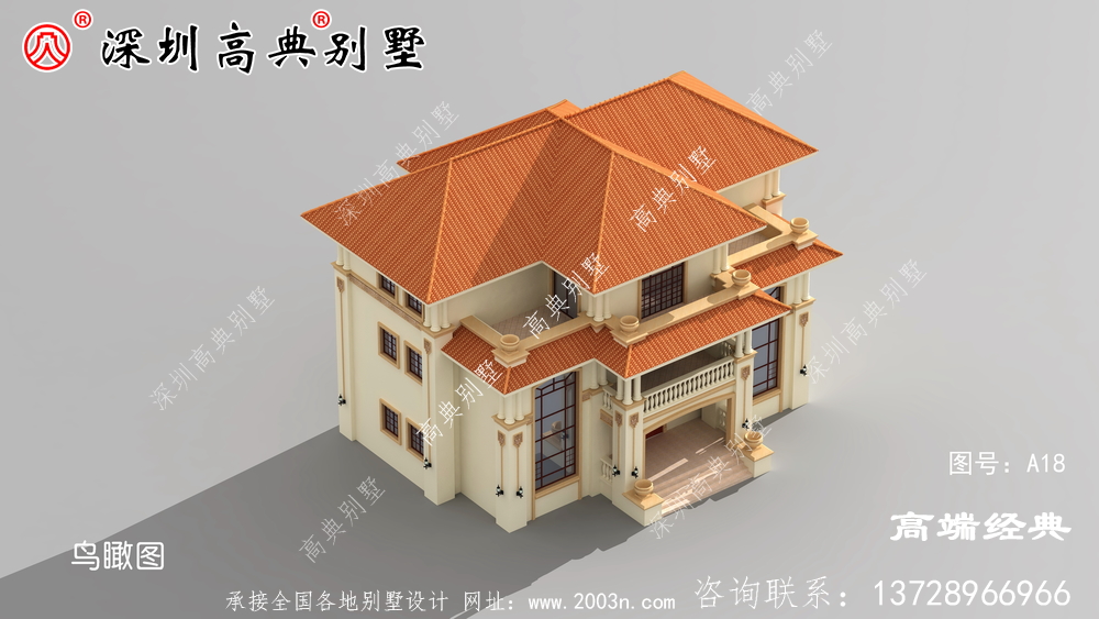 農(nóng)村自建房圖片三層,造型簡(jiǎn)單,布局緊湊,施工難度也不高
