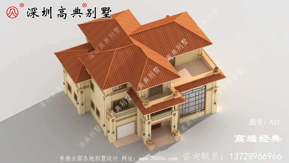 簡單大方，蓋一棟父母住著也開心