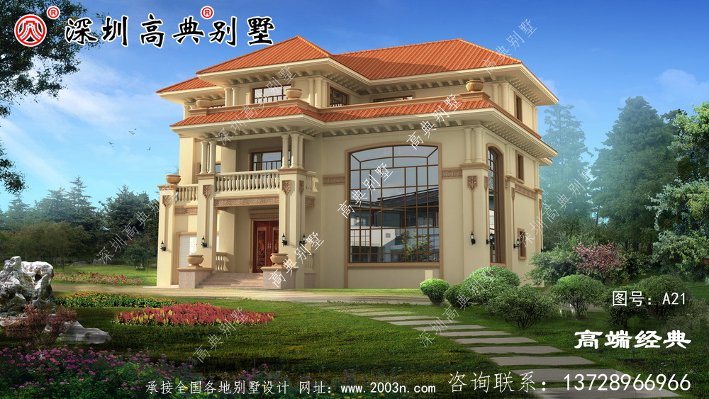 簡單大方，蓋一棟父母住著也開心